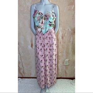 Badgley Mischka Floral Ollie Gown Size 4